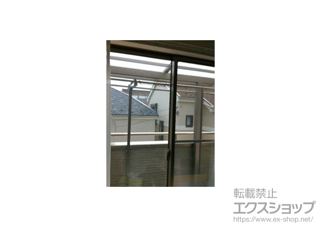 東京都杉並区のLIXIL リクシル（トステム）のバルコニー・ベランダ屋根 ライザーテラスII F型 屋根タイプ 単体 積雪〜20cm対応 施工例