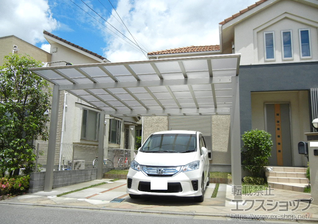 千葉県千葉市ののカーポート エフルージュ ツイン 積雪対応〜20? 施工例