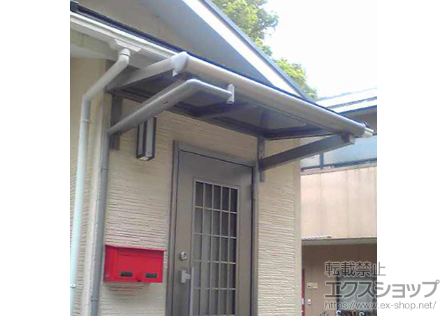 神奈川県川崎市のLIXIL リクシル（トステム）のバルコニー・ベランダ屋根 パワーアルファF型　ルーフタイプ　積雪〜30cm対応 施工例