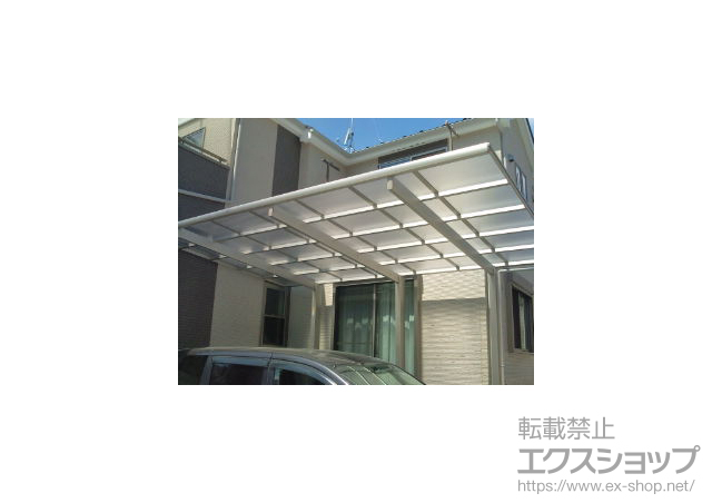 神奈川県川崎市ののカーポート エフルージュ 積雪〜20cm対応 施工例