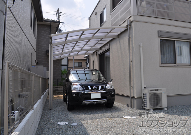 兵庫県たつの市ののカーポート レイナベーカポート 延長 積雪〜20cm対応 施工例