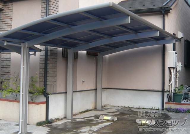 埼玉県さいたま市ののカーポート レイナポートZ 積雪〜20cm対応+屋根ふき補強部品 施工例