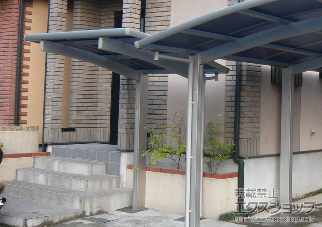 埼玉県さいたま市ののサイクルポート・駐輪場 レイナポート ミニZ 積雪〜20cm対応+屋根ふき補強部品 施工例