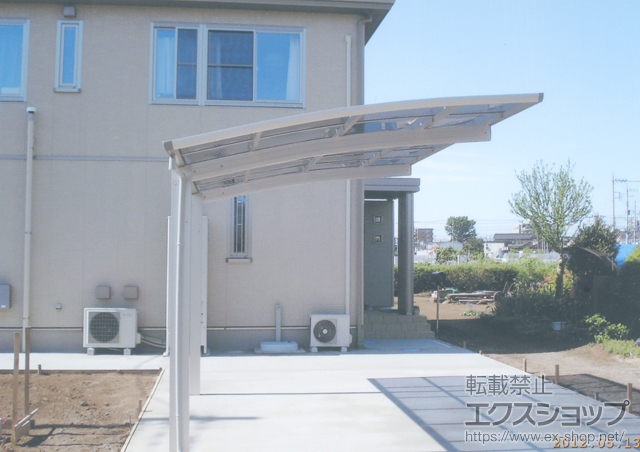 埼玉県所沢市ののカーポート プレシオスポート 積雪〜20cm対応 施工例