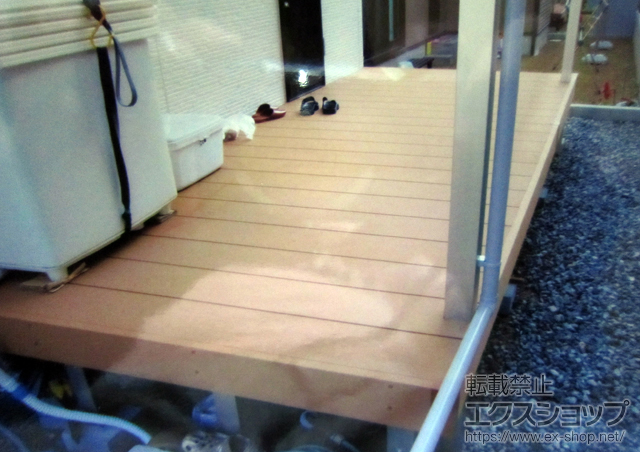 大阪府貝塚市ののウッドデッキ リウッドデッキ 200 施工例