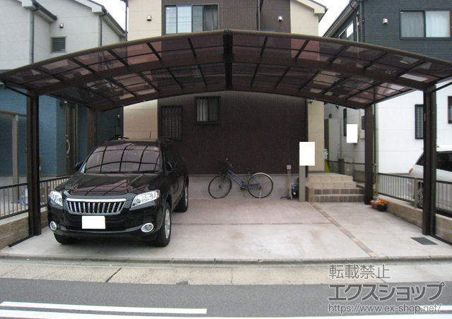愛知県名古屋市ののカーポート レイナトリプルポート 積雪〜20cm対応 施工例