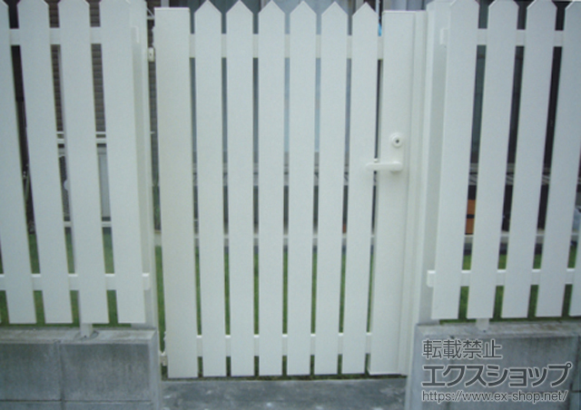 神奈川県茅ヶ崎市のの門扉 テネシー門扉 N1型 柱使用 施工例