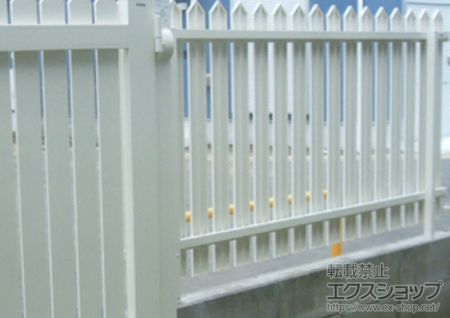 神奈川県茅ヶ崎市ののフェンス・柵 テネシーフェンス N1型 自由支柱施工 施工例