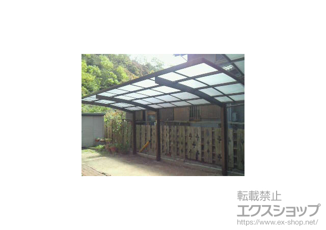 岡山県倉敷市ののカーポート レイナポート ハーフ 積雪対応〜20? 施工例