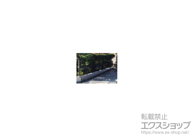 神奈川県横須賀市ののフェンス・柵 シンプルモダンフェンス3型 自由柱施工 施工例