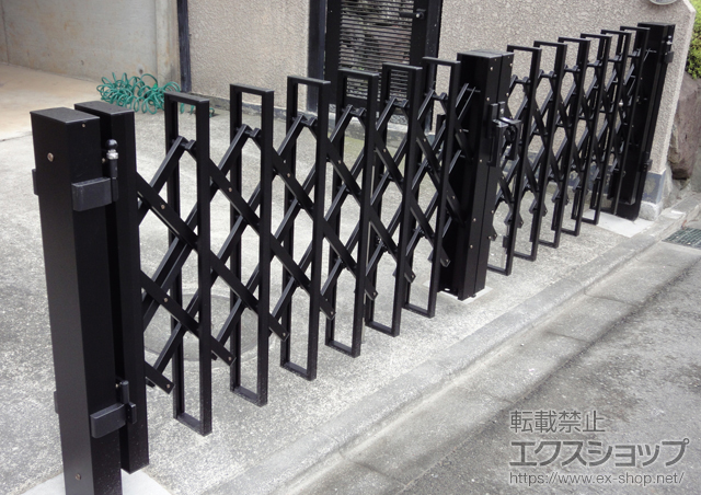 神奈川県模原市ののカーゲート アルシャインＨＧ 両開き 施工例