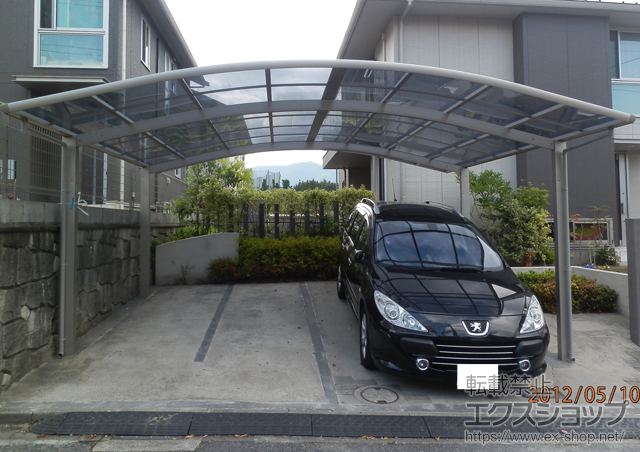 滋賀県大津市ののカーポート レイナツインポート　積雪〜20cm対応 施工例