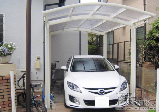 千葉県浦安市ののカーポート レイナワンポート 積雪〜20cm対応 施工例