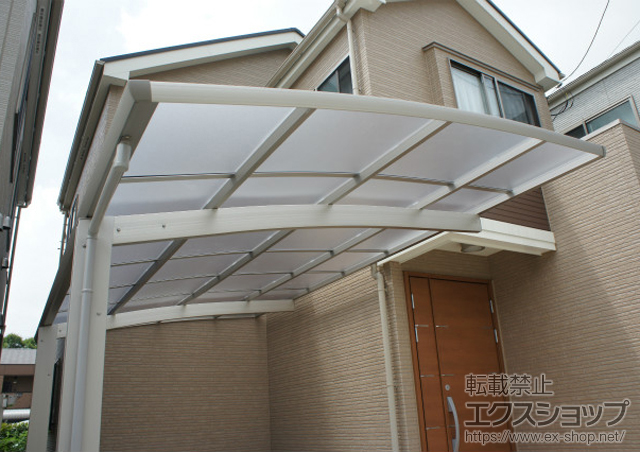 東京都足立区のLIXIL リクシル（トステム）のカーポート プレシオスポート 積雪〜20cm対応 施工例