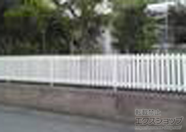 千葉県印西市ののフェンス・柵 レスティンフェンス7型 自由柱施工 施工例