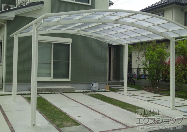 和歌山県橋本市ののカーポート レイナツインポート 積雪〜20cm対応 施工例