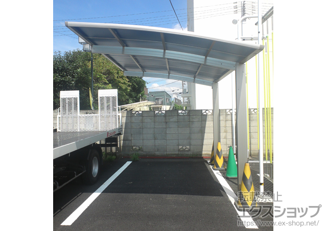 千葉県流山市ののカーポート プレシオスポート 積雪〜20cm対応 施工例