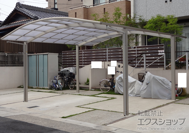 愛知県名古屋市ののカーポート レイナツインポート  積雪〜20cm対応 施工例