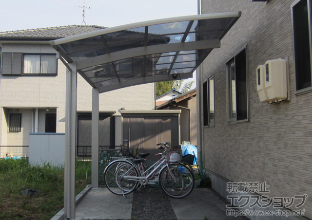 岐阜県大垣市ののカーポート プレシオスポート 積雪〜20cm対応 施工例