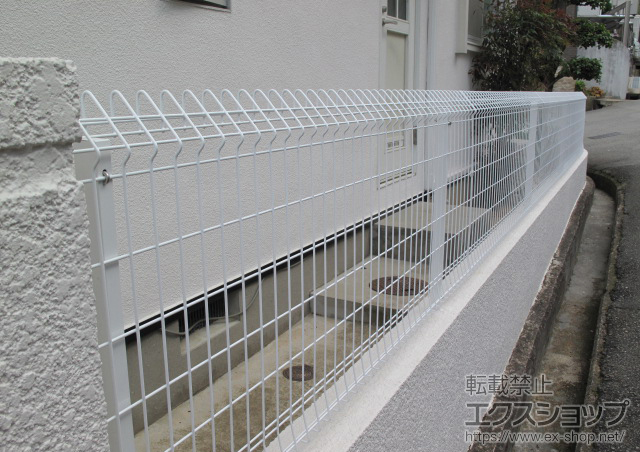 兵庫県宝塚市ののフェンス・柵 メッシュフェンス G10-R 施工例