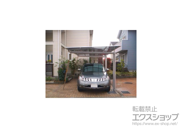 宮城県仙台市ののカーポート マイリッシュ 前下がり 積雪〜20cm対応 施工例