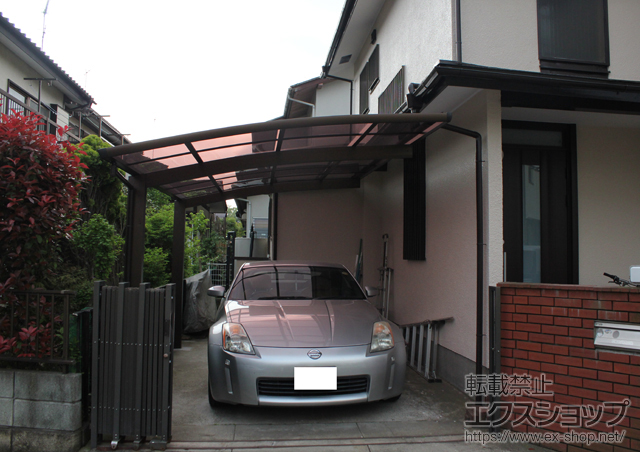 茨城県北相馬郡利根町ののカーポート レイナポート 積雪〜20cm対応 施工例