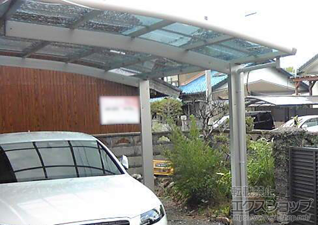 愛知県岡崎市ののカーポート レイナポート 積雪〜20cm対応 施工例