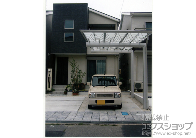 愛知県岡崎市ののカーポート M.シェード 積雪〜20cm対応 施工例