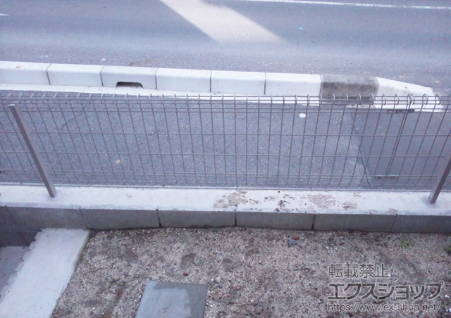 愛知県知多郡東浦町ののフェンス・柵 ハイグリッドフェンスUF8型 フリーポールタイプ 施工例