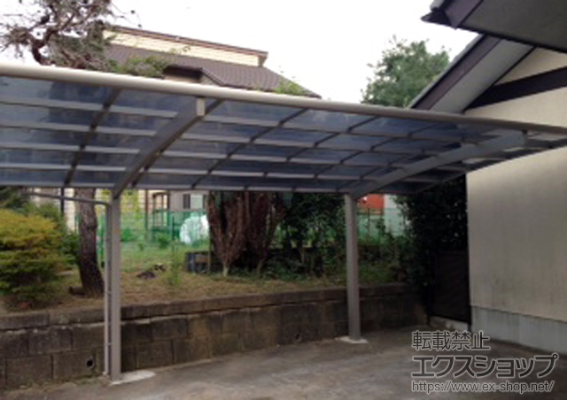 群馬県高崎市ののカーポート レイナポート 積雪〜20cm対応 施工例