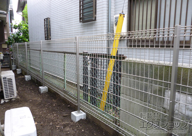 神奈川県横浜市ののフェンス・柵 ハイグリッドフェンスN8型 施工例