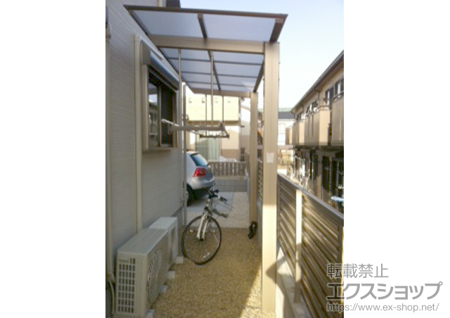 京都府京都市ののテラス屋根 アーキフィット ミニ 独立テラスタイプ 積雪対応〜20? 施工例