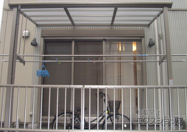 大分県大分市のLIXIL リクシル（トステム）のテラス屋根 ライザーテラスII F型 テラスタイプ 単体 施工例