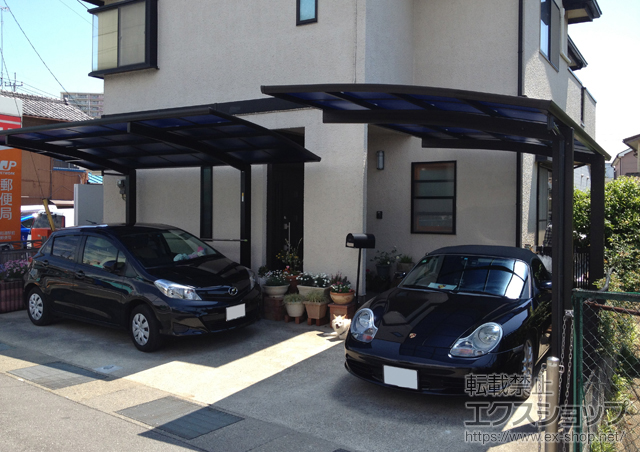 千葉県四街道市ののカーポート プレシオスポート 積雪〜20cm対応 施工例