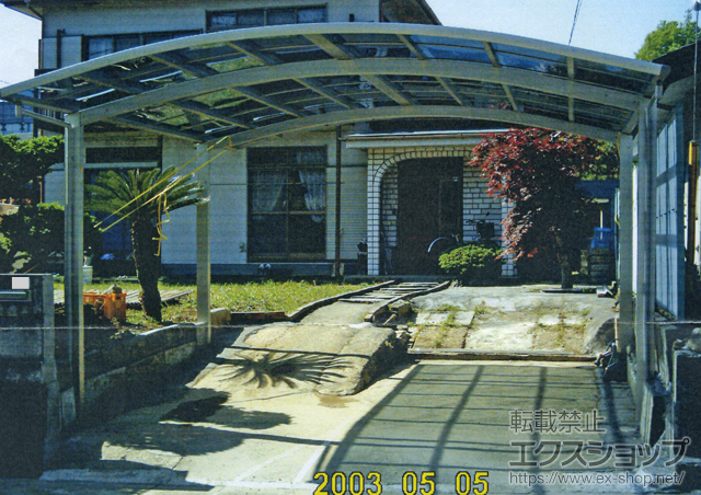 神奈川県中郡二宮町ののカーポート レイナツインポート 積雪〜20cm対応 施工例