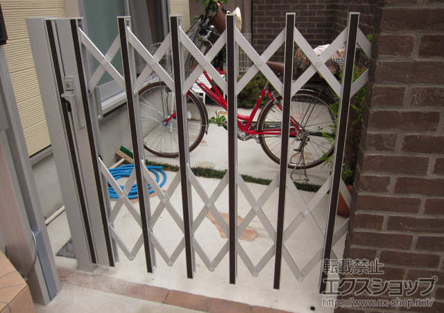 大阪府守口市のの門扉 アーキシャット 片開き 施工例