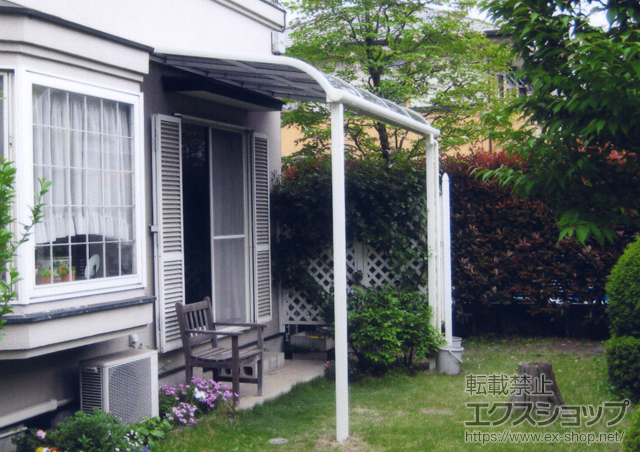東京都国分寺市のLIXIL リクシル（トステム）のテラス屋根 パワーアルファ RＢ型 積雪対応〜30cm 施工例