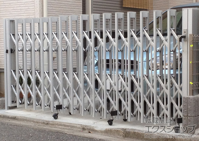 東京都練馬区ののカーゲート アルシャインII PG型R Aタイプ ノンレール 片開き350S 施工例