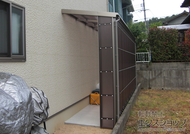 山口県山口市のLIXIL リクシル（トステム）のテラス囲い・サンルーム フリーヤード 袖付タイプ 積雪〜20cm対応 施工例