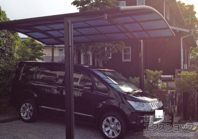 愛知県岡崎市ののカーポート レイナツインポート　積雪〜20?対応 施工例