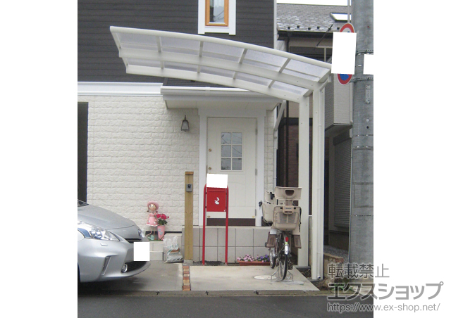 埼玉県越谷市ののカーポート レイナポート 積雪〜20cm対応 施工例