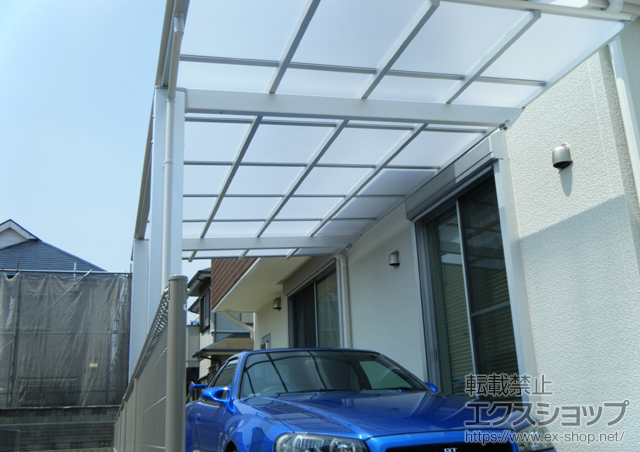 埼玉県富士見市ののカーポート アーキフィット 積雪〜20cm対応 施工例