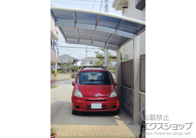 東京都江戸川区ののカーポート レイナポート 積雪〜20cm対応 施工例