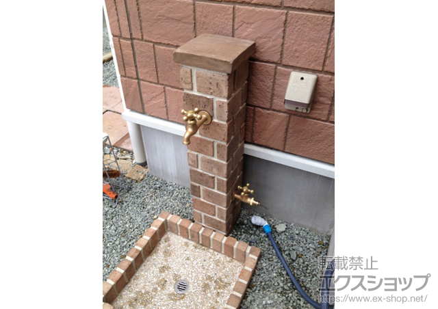 宮城県仙台市のの立水栓・ガーデンシンク ネオキャスティ #01 施工例