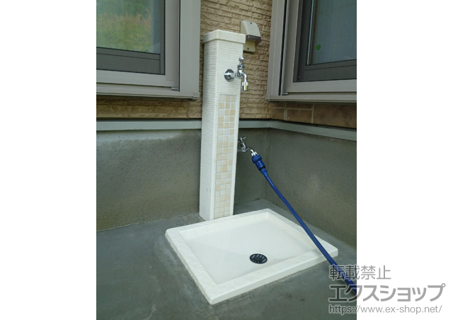 奈良県生駒市のの立水栓・ガーデンシンク ファミエンテ 施工例