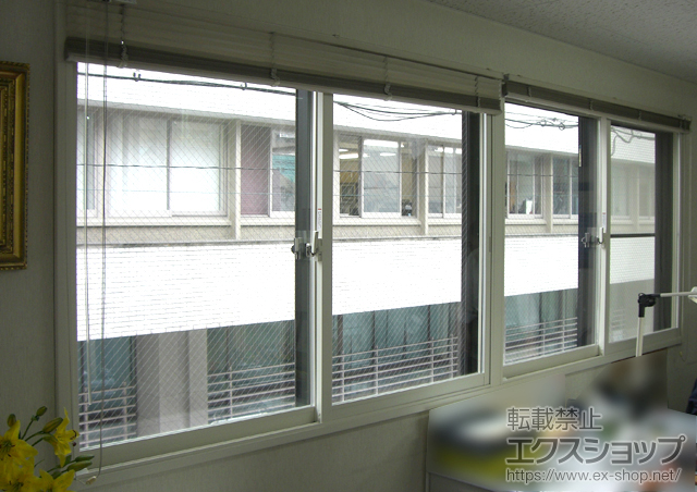 大阪府大阪市のの二重窓（内窓） インプラス ダストバリア仕様 引違い窓 2枚建+ 引違い窓 2枚建 施工例