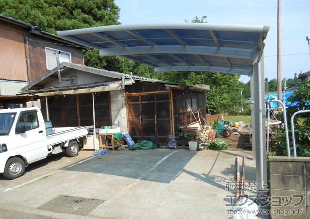 大分県日田市ののカーポート レイナポート 積雪〜20cm対応 施工例
