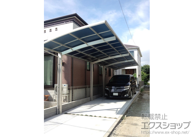 愛知県名古屋市ののカーポート レイナポート 縦連棟 積雪〜20ｃｍ対応 施工例