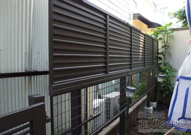 神奈川県相模原市ののフェンス・柵 プリレオR9型フェンス 施工例