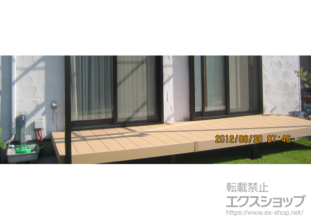 神奈川県横浜市ののウッドデッキ リウッドデッキ 200 単体 施工例